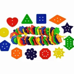 Bigjigs 12 Shape Number & Geometry Buttons