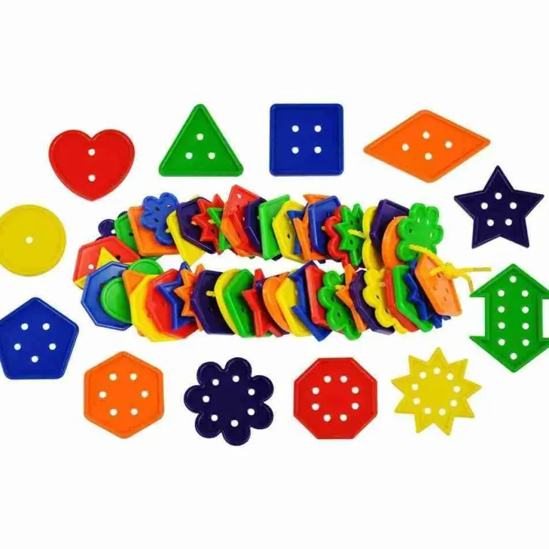 Bigjigs 12 Shape Number & Geometry Buttons