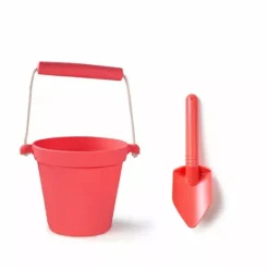 Bigjigs Coral Pink Eco Bucket & Spade