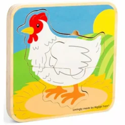 Bigjigs Lifecycle Puzzle Chicken