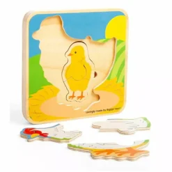 Bigjigs Lifecycle Puzzle Chicken
