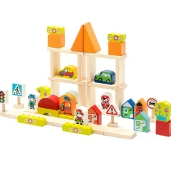 Cubika ECO Wooden Blocks Construction City