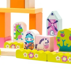 Cubika ECO Wooden Blocks Construction Fantasy World