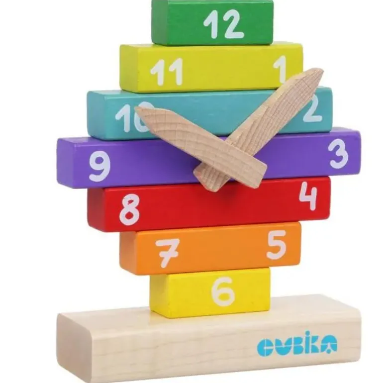 Cubika ECO Wooden Construction Clock