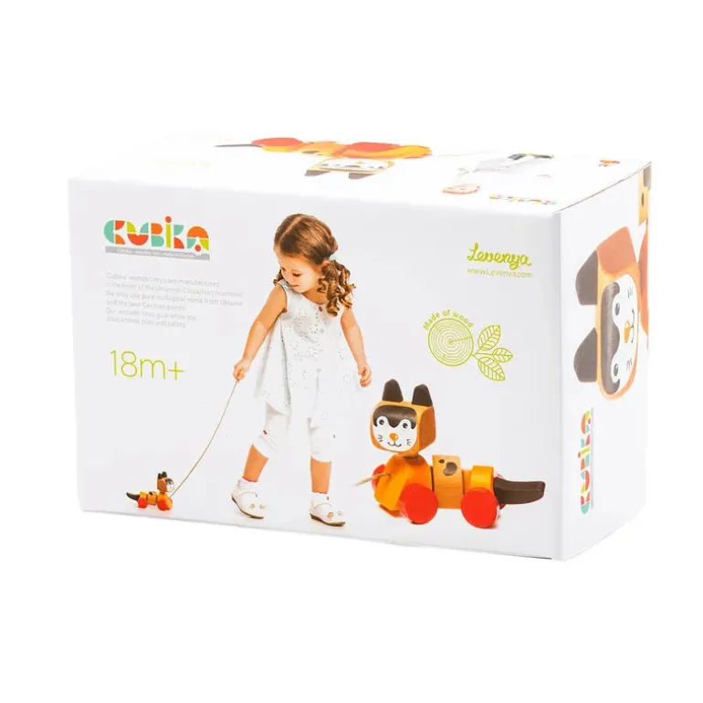Cubika Pull along Cat