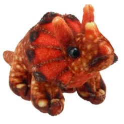 Dinosaur Finger Puppet Triceratops