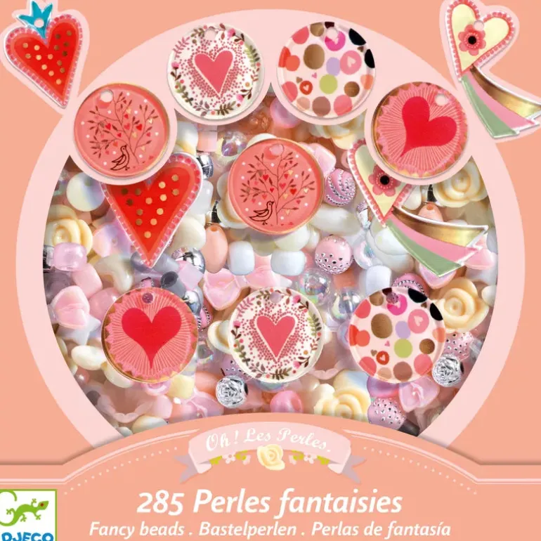 Djeco Beads & Jewelry Hearts