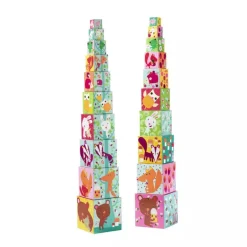 Djeco 10 Forest Blocks Stacking Blocks