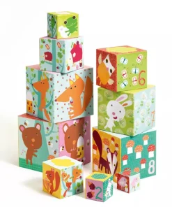 Djeco 10 Forest Blocks Stacking Blocks