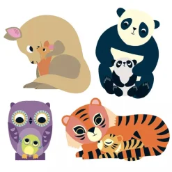 Djeco Big Stickers Mum and Baby