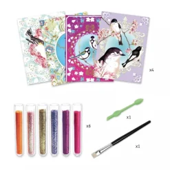 Djeco Birds Glitter Boards