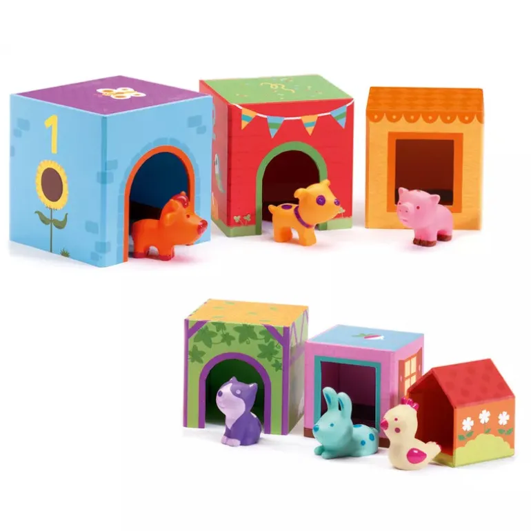 Djeco Blocks Topanifarm Stacking