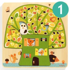Djeco Chez Nut 3 layers Puzzle