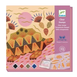 Djeco Clear Stamps Patterns and animals