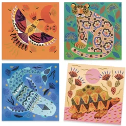Djeco Clear Stamps Patterns and animals