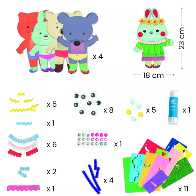 Djeco Collage Little Sweethearts