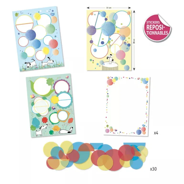 Djeco Collages Magic circles
