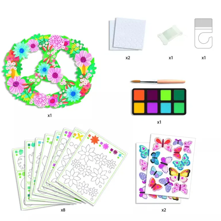 Djeco Color-In, Paint Springtime