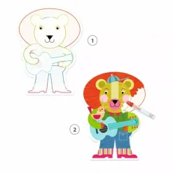 Djeco Colouring Animalo-Len