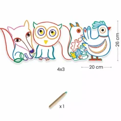 Djeco Colouring Forest Friends