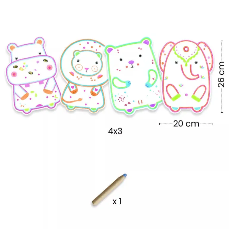 Djeco Colouring Wild Animals
