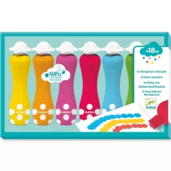 Djeco Colours for Little Ones – 6 foam markers