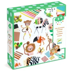 Djeco Colours For Little Ones Jungle Animal Creation Box