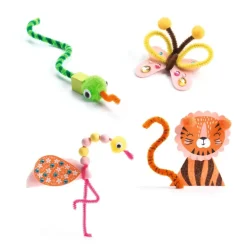 Djeco Colours For Little Ones Jungle Animal Creation Box