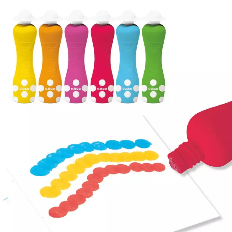 Djeco Colours for Little Ones – 6 foam markers