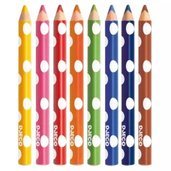 Djeco Crayons 8 Colouring Pencils For Little Ones