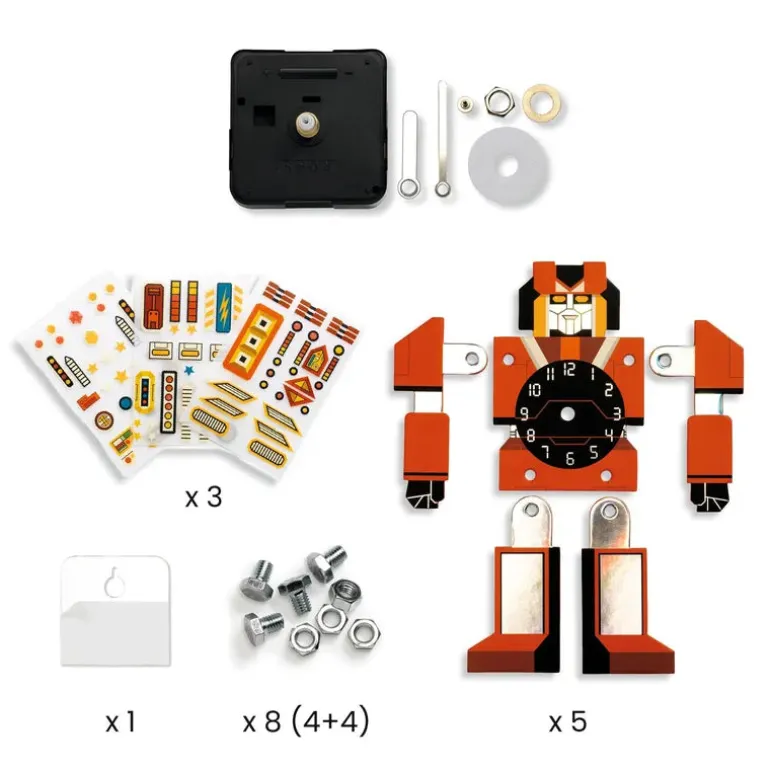 Djeco Create Do It Yourself Clock Robotime