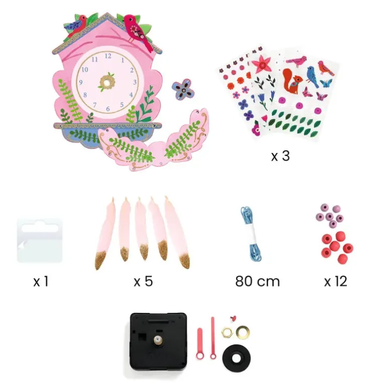 Djeco Create Do It Yourself Clock Cuckoo