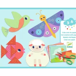 Djeco Create with Paper Crinkle cutting