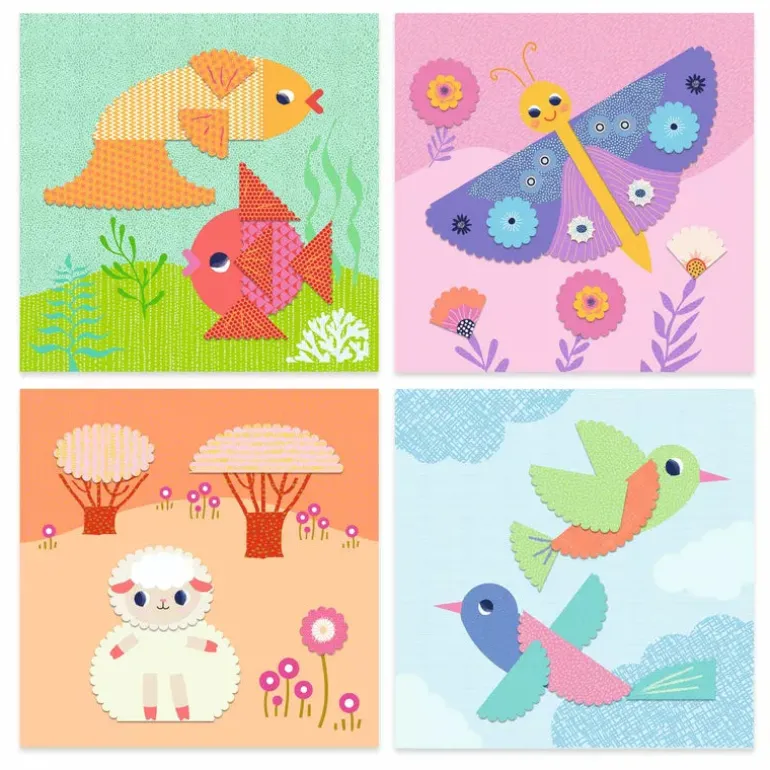 Djeco Create with Paper Crinkle cutting