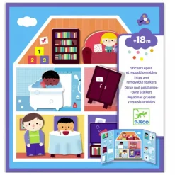 Djeco Create with Stickers House