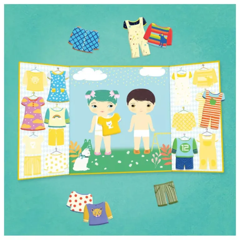 Djeco Create with Stickers Clothes