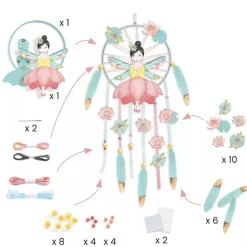 Djeco DIY Lotus Fairy Dream Catcher