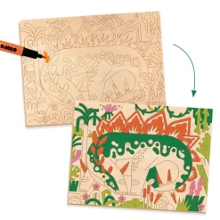 Djeco Drawing & Colouring Dino world