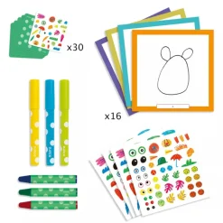 Djeco Drawing Together, Funny animals