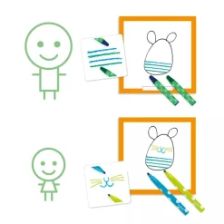 Djeco Drawing Together, Funny animals