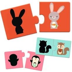 Djeco Educational Puzzles Duo Shadows