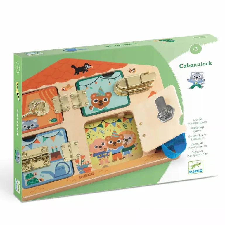Djeco Educational Wooden Game Cabanalock