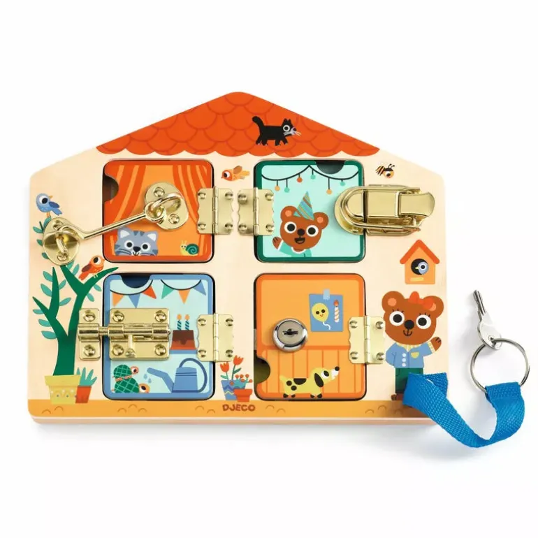 Djeco Educational Wooden Game Cabanalock