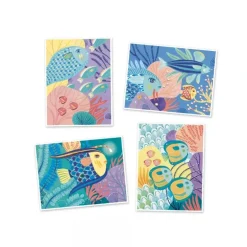 Djeco Felt Tips Brush Pens Under the Sea