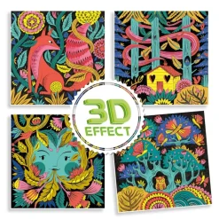Djeco Felt Tips Brush Pens Set Fantasy Forest