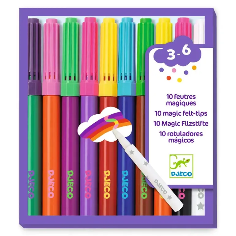 Djeco Felt-Tips 10 Magic Felt Tips
