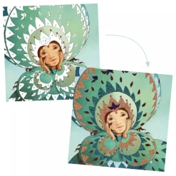 Djeco Glitter Board Gold and Silken