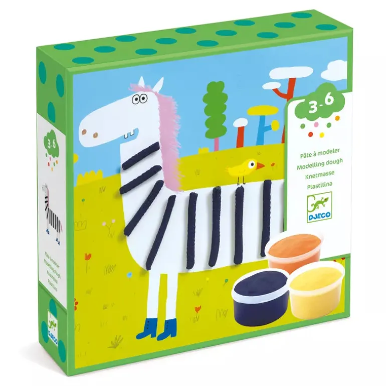Djeco Light Clay Modellin Dough Drawings