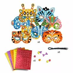 Djeco Masks DIY Jungle animals