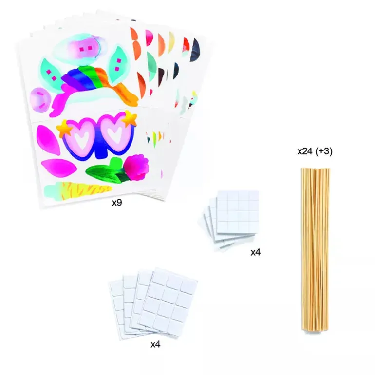 Djeco Mosaics & Stickers Animal Party